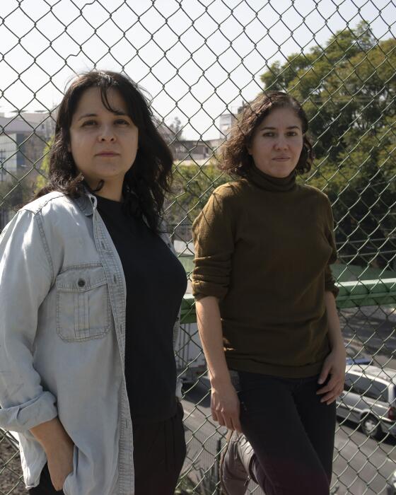 Astrid Rondero and Fernanda Valadez in Mexico City