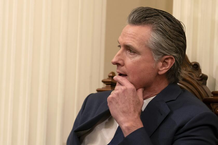 California Gov. Gavin Newsom attends the California Assembly's Organizational Session in Sacramento, Calif., Monday, Dec. 2, 2024. (AP Photo/Rich Pedroncelli Pool)