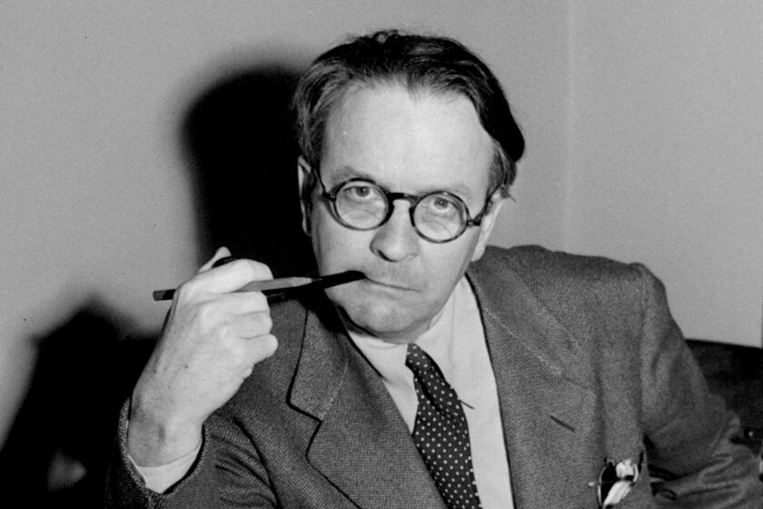 Mystery novelist and screenwriter Raymond Chandler, shown in a 1946 portrait