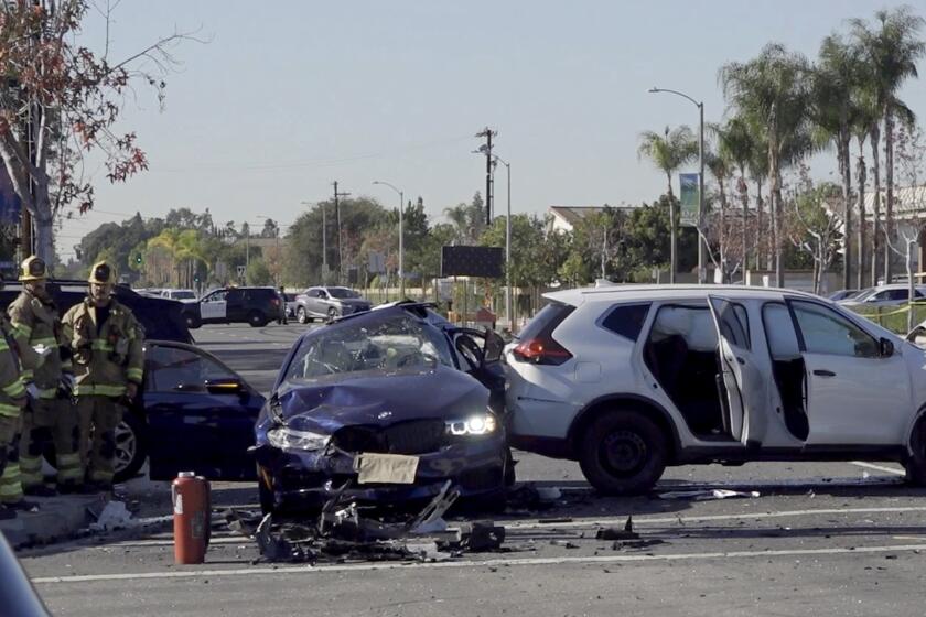 Initially Fullerton Police Department was in pursuit of a vehicle, during the pursuit Fullerton police lost the vehicle on Wednesday, Dec. 18,2024. La Palma Police Department picked it up, sometime after La Palma police were in pursuit the crash occurred involving four different vehicles. One person has been pronounced deceased by paramedics, at this time it is not clear if that person who was pronounced is the suspect or an innocent person.