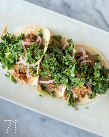 LOS ANGELES, CA - OCTOBER 31: Oxtail tacos at My 2 Cents in Los Angeles, CA on Thursday, Oct. 31, 2024. (Myung J. Chun / Los Angeles Times)