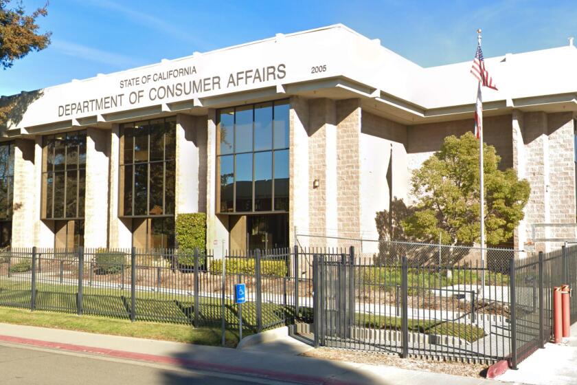 The State of California Department of Consumer Affairs, where the Medical Board of CaliforniaOs offices are located in Sacramento, Calif.